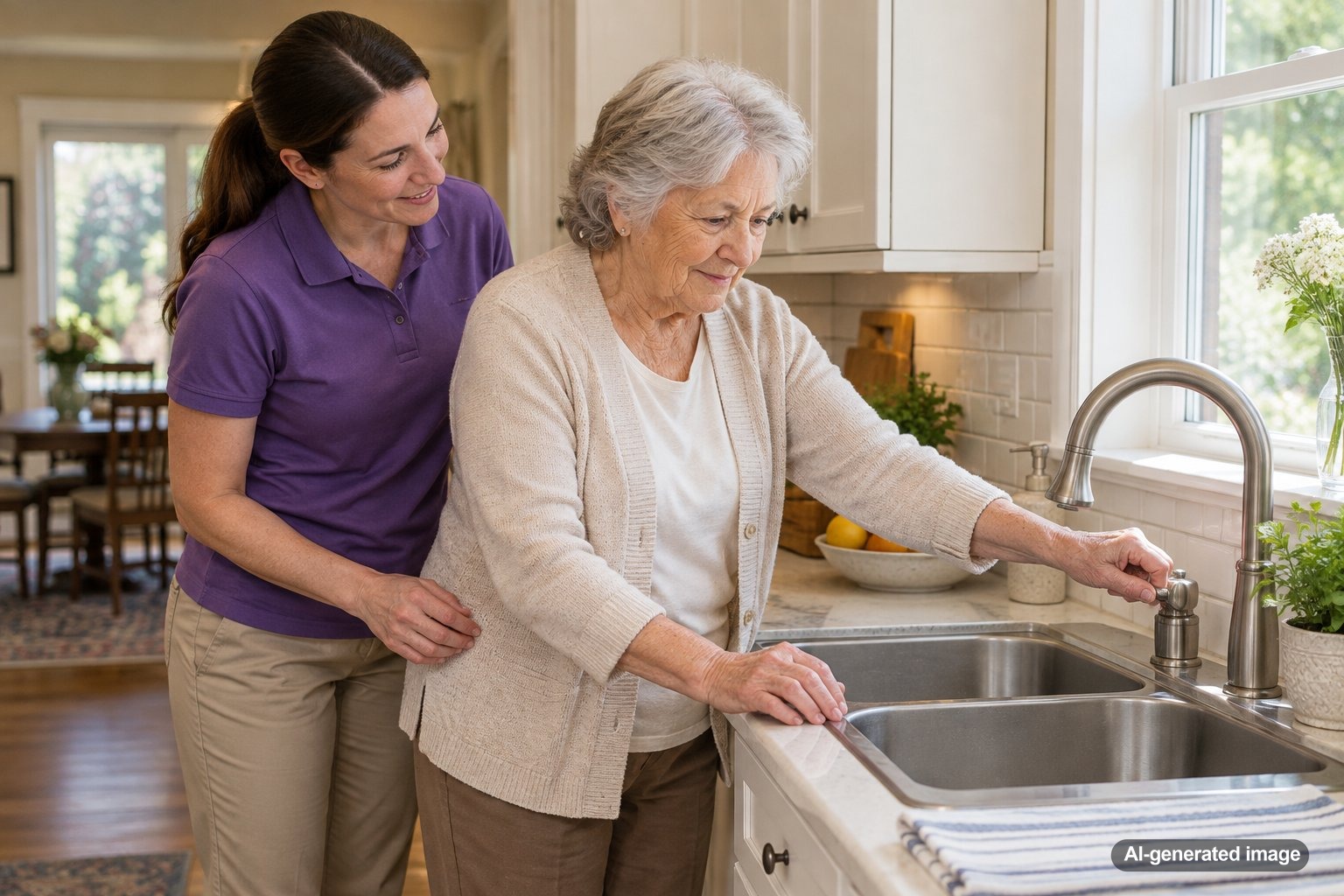 What to Do When an Older Adult Has Trouble Turning Knobs or Faucets