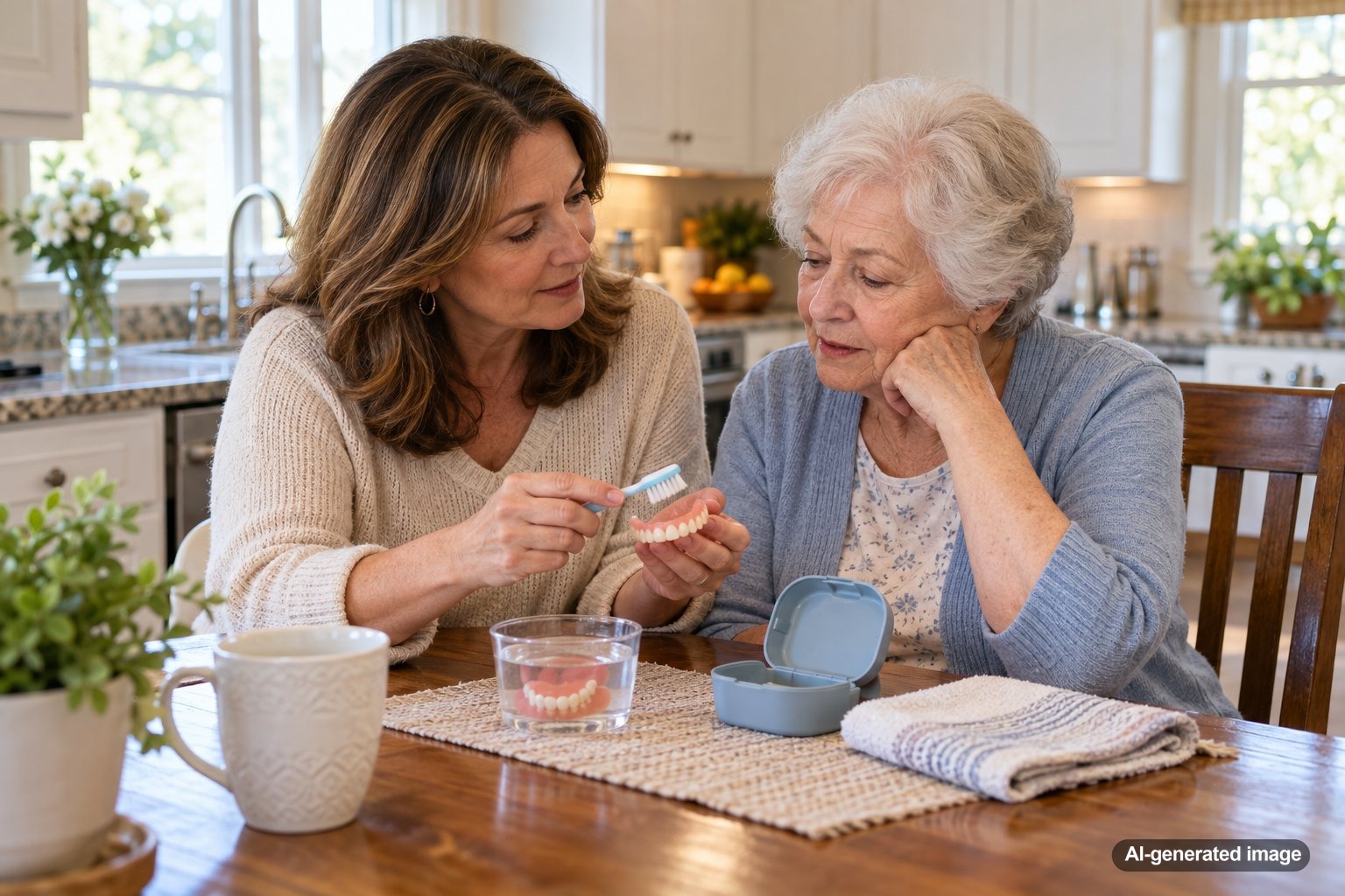 What to Do When Dentures Become Harder to Clean or Manage