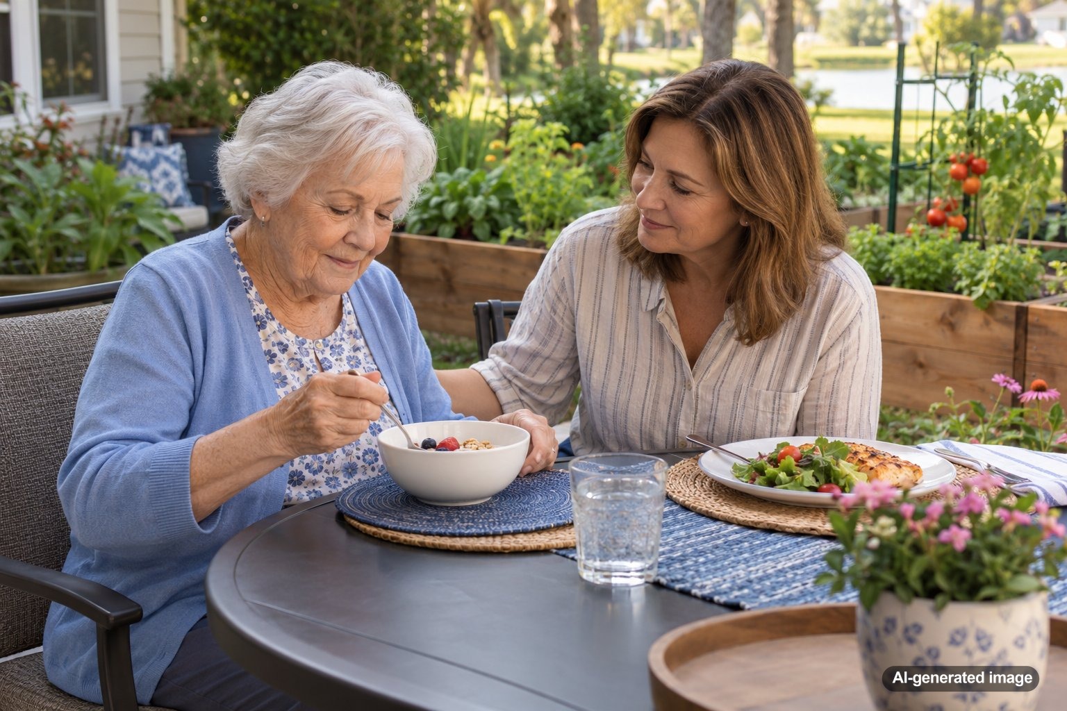 How Slippery Plates and Bowls Can Make Mealtimes Harder for Older Adults