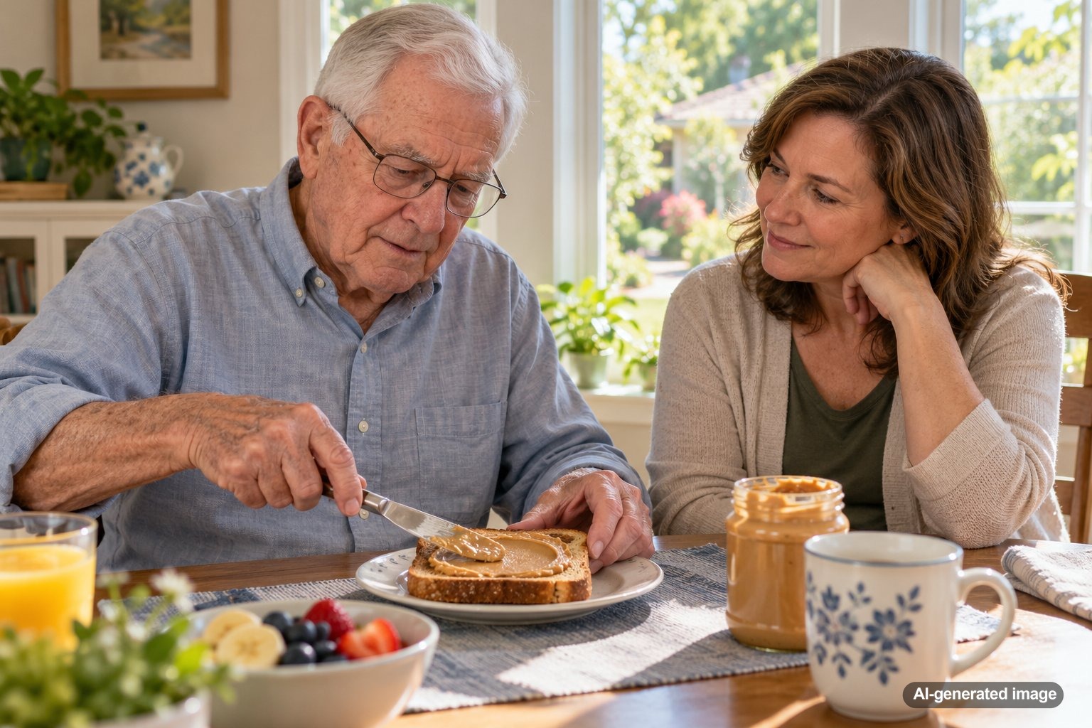 Why Spreading Butter or Peanut Butter Can Become Hard With Hand Weakness